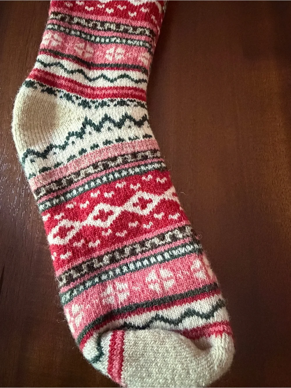 “🌲 Bundle of 3 Vibrant Nordic Fair Isle Crew Socks 🌲